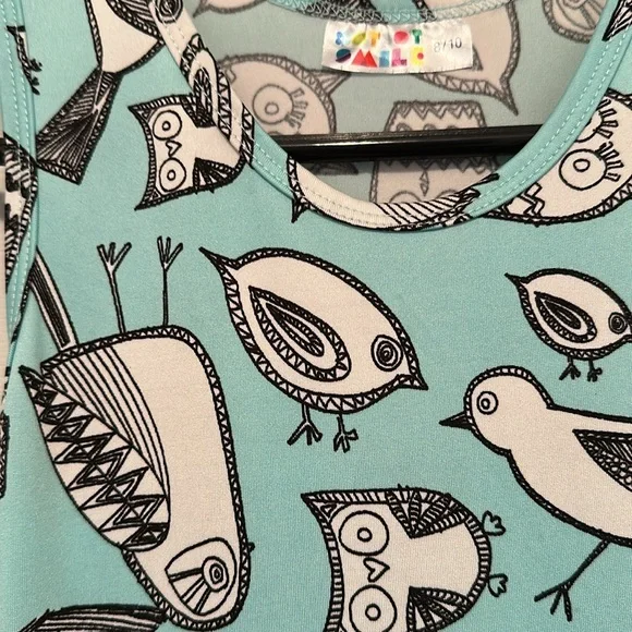 Owls and Birds Girls Dress - Picture 2 of 3